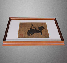 将乐书画装裱配框服务案例